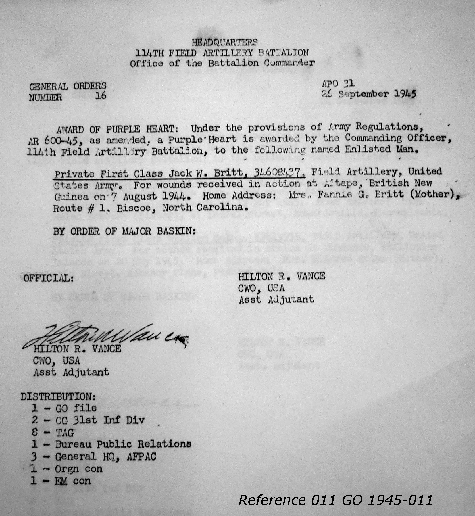 Army 3 general orders essay